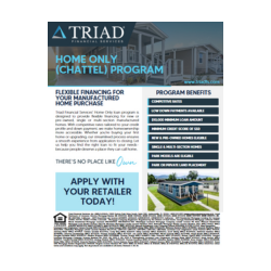 Retailer Home Only Flyer
